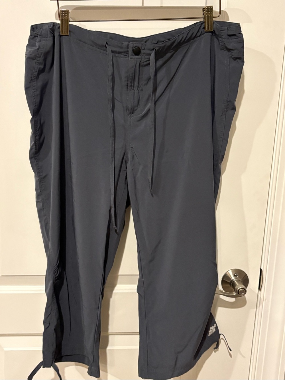 Eastern Mountain Sports Slate Blue Cargo Pants with Drawstring